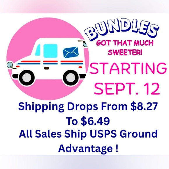 🔥 Shipping just got a whole lot sweeter USPS Ground Advantage $6.49 up to 5LBS🔥 - Picture 1 of 1